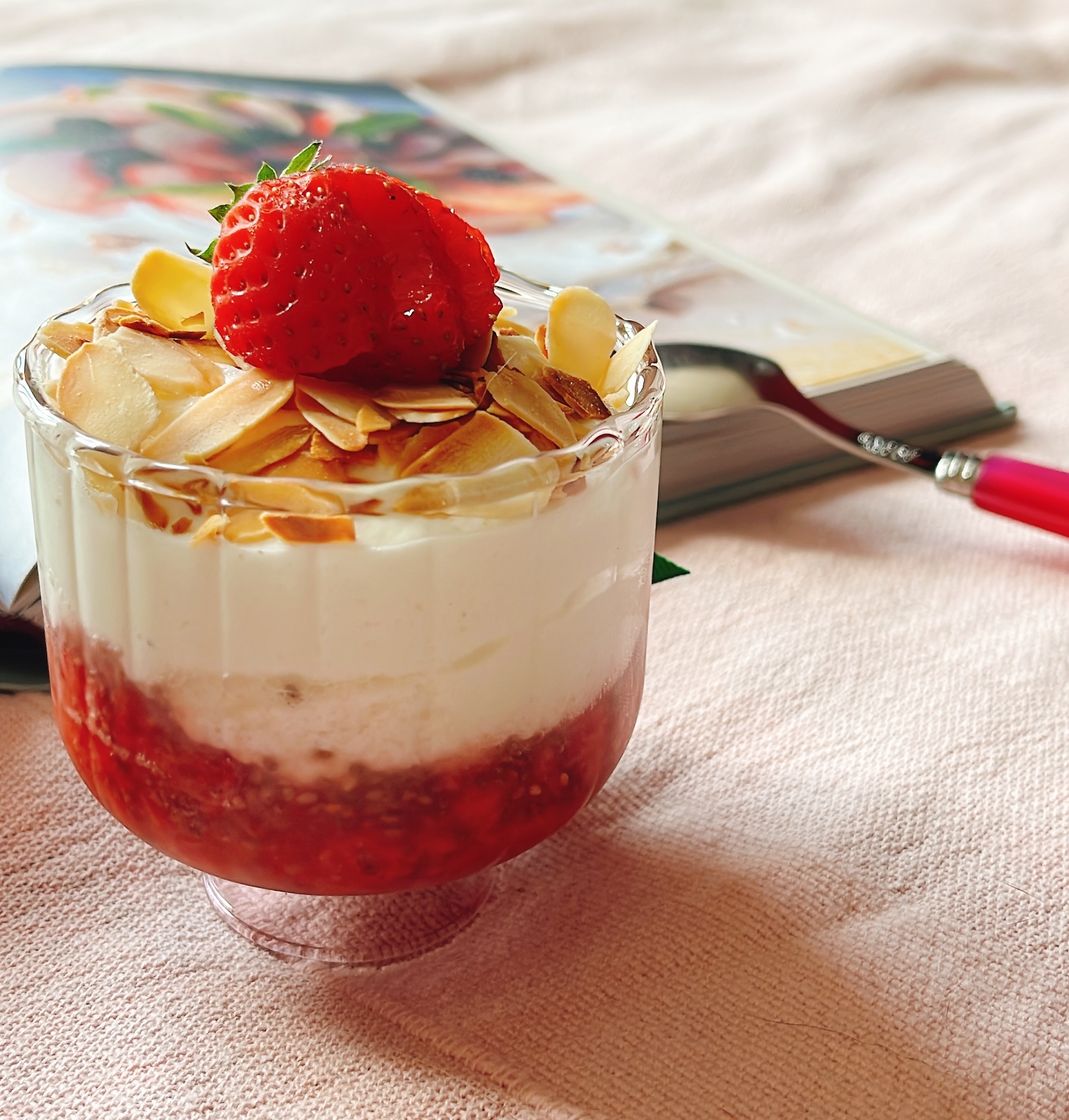 Hello, Sunshine: Skyr Mousse with Strawberry ‘Jam’